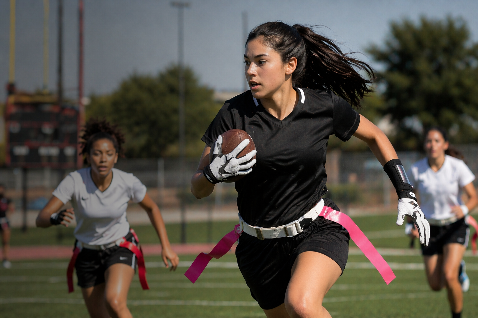 Girls' High School Flag Football Is Having Its Biggest Year Ever, And It's Only April.