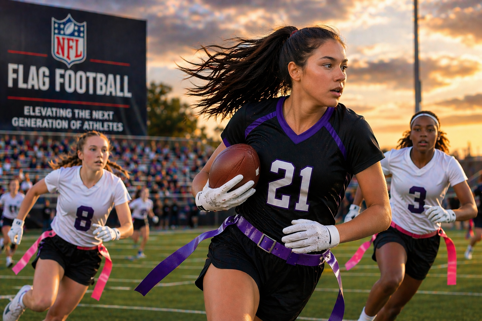 Girls High School Flag Football Is Exploding, And NFL Teams Are Fueling the Fire