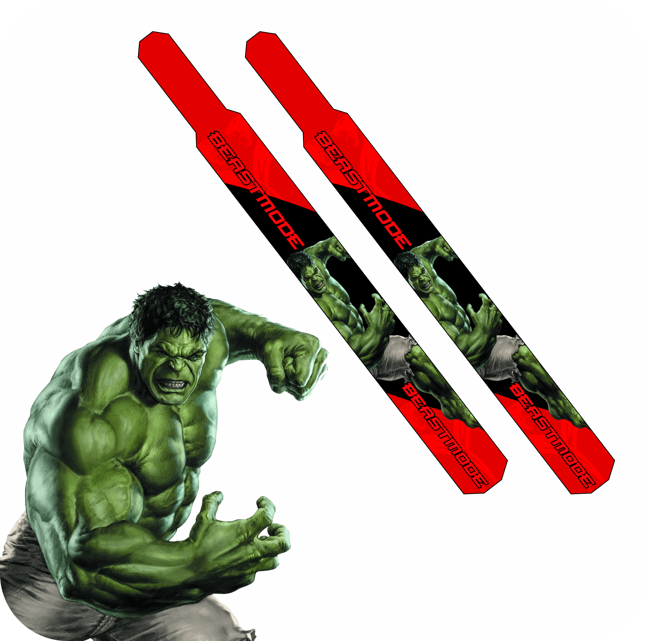 Beastmode Red Flag Set