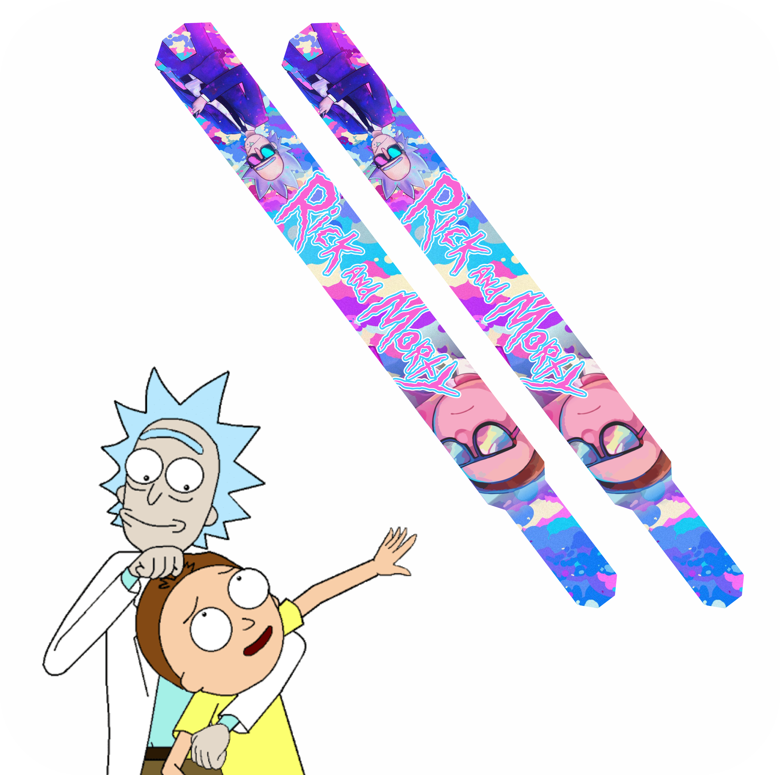 Rick and Morty Flag Set