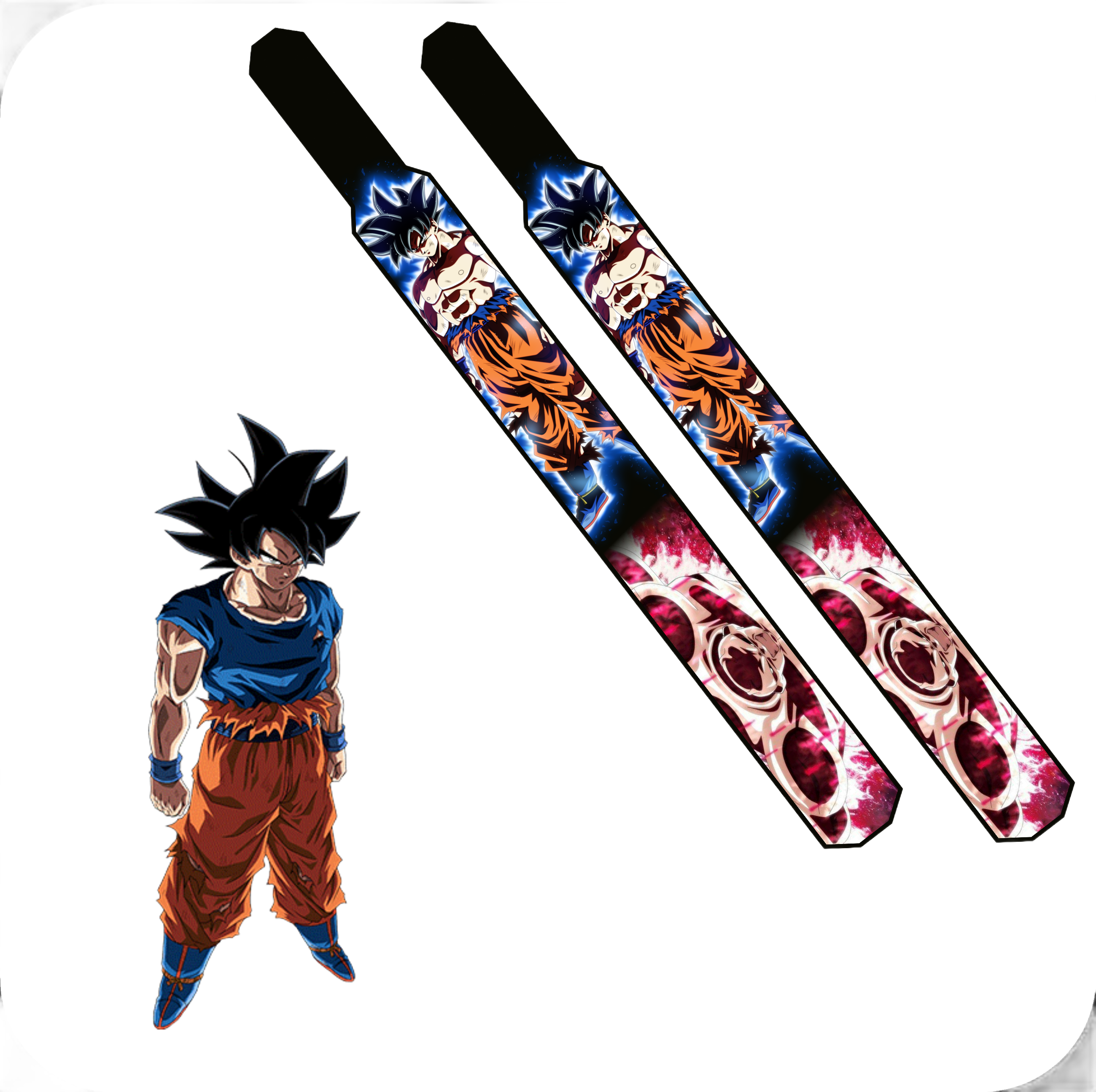 UI Goku And Vegeta Flag Set