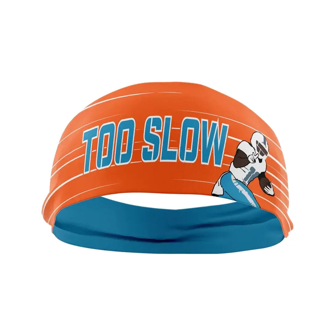 GT Too Slow football performance headband for youth athletes