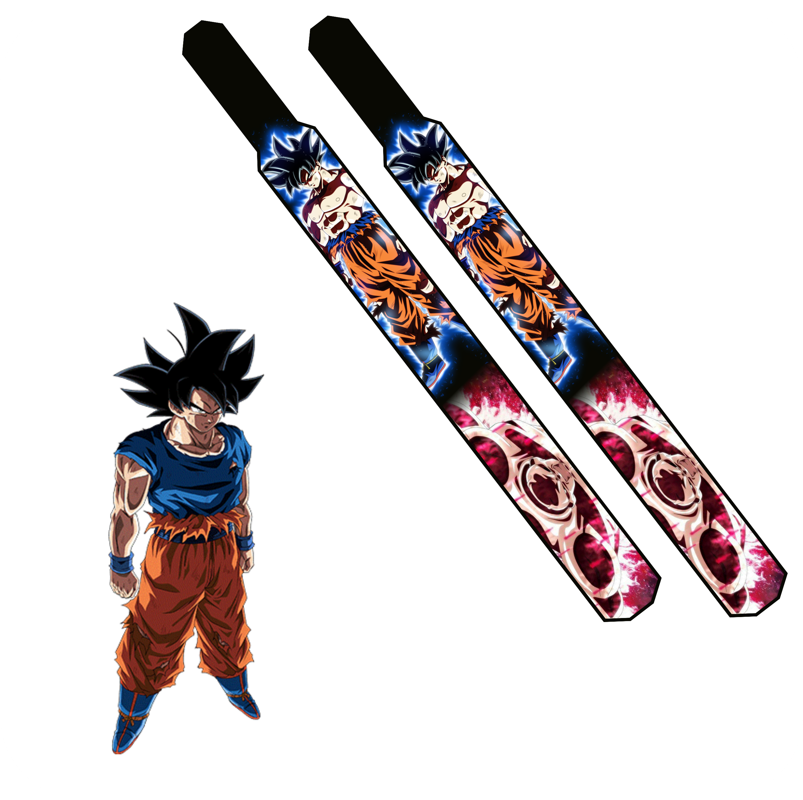UI Goku And Vegeta Flag Set