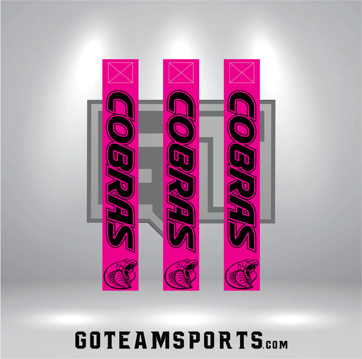 Cobras Triple Threat Flag Set