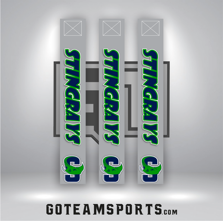 Stingrays Triple Threat Flag Set
